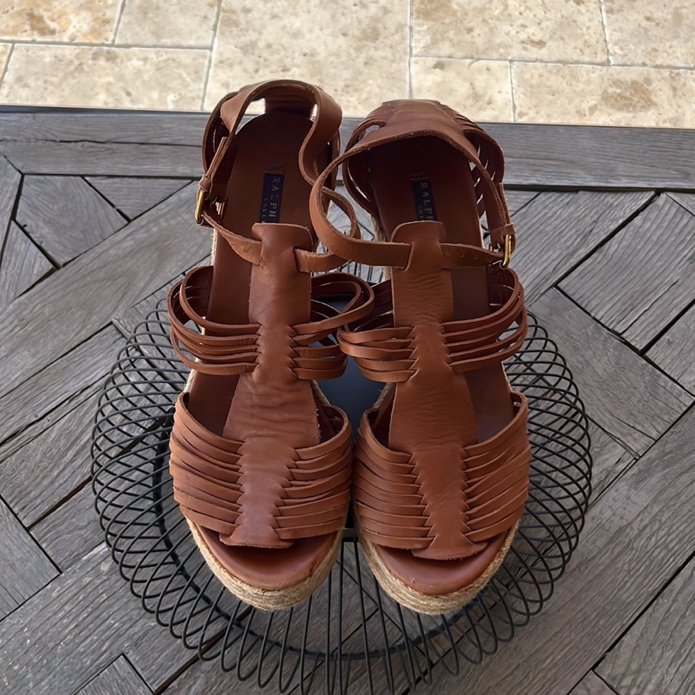 Ralph Lauren Collection Wedge Sandals